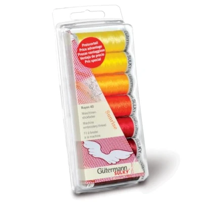 Afbeelding van Gutermann Machineborduurgaren set Rayon 40 Creative