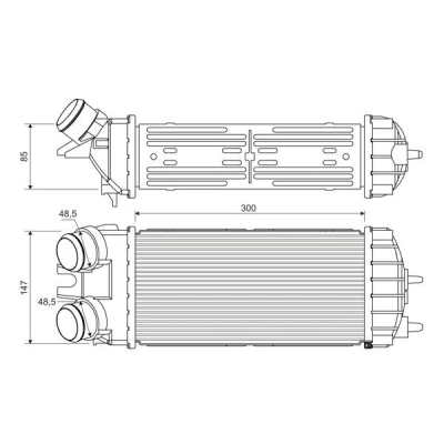Afbeelding van Valeo Interkoeler 817706