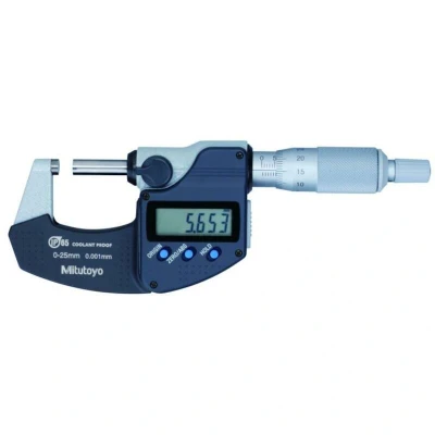 Afbeelding van MITUTOYO 293 230 30 Digimatic schroefmaat IP65 0 25mm met gegevensuitgang