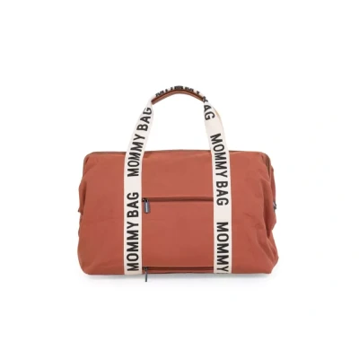 Afbeelding van Childhome Mommy Bag Verzorgingstas Signature Canvas Terracotta