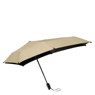 Afbeelding van Senz Mini Automatic Aerodynamische Opvouwbare Stormparaplu Beige
