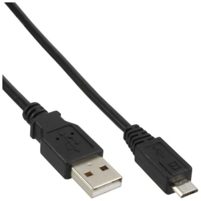 Image de InLine Câble USB Micro de type B (M) pour 2.0 3 m noir