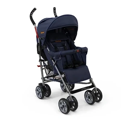 Afbeelding van Baninni Buggy Luca Donker Blauw Incl. Regenhoes