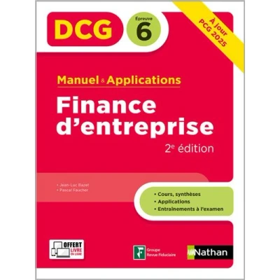 Image de Finance d&#039;entreprise DCG Epreuve 6 Manuel et applications 2024