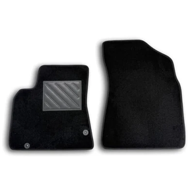 Afbeelding van Vloermatten voor Citroen Berlingo 2008 2018 Van 2 stuks, op maat, antislip, versterkte rubberen hielbekleding, bevestigingsknoppen