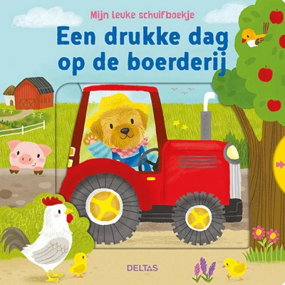 Afbeelding van Uitgeverij deltas mijn leuke schuifboekje een drukke dag op de boerderij