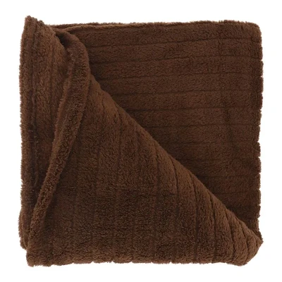 Afbeelding van Unique Living Jax Plaid 130x160 cm Rocky Brown