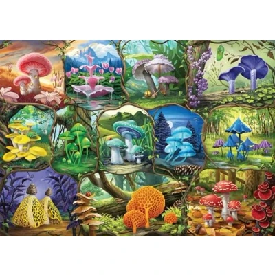 Afbeelding van Puzzel Ravensburger Beautiful Mushrooms 1000 stukjes