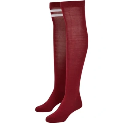 Afbeelding van Urban Classics 2 PACK Kniekousen, Dames, Maat: 39 42, Burgundy