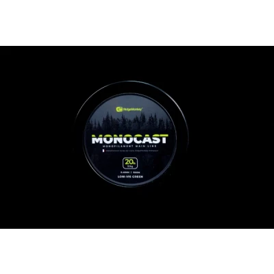 Afbeelding van RidgeMonkey MonoCast Monofilament Main Line 0,40mm 20lb/9,1kg 1000m Nylon vislijn
