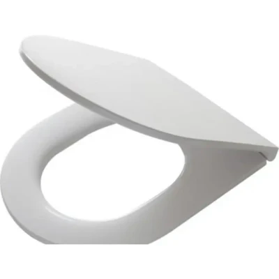 Afbeelding van Tiger Elvas WC bril D vorm Toiletbril met deksel Soft Close Easy Clean functie Duroplast Wit