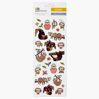 Afbeelding van Fun Stickers Dieren De luiaard