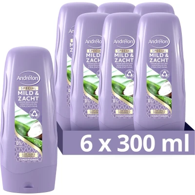 Afbeelding van 6x Andrelon Conditioner Mild &amp; Zacht 300 ml