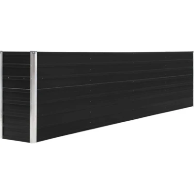 Afbeelding van Plantenbak verhoogd 320x40x77 cm gegalvaniseerd staal antraciet