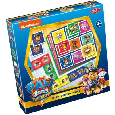 Afbeelding van Paw Patrol The Movie 3 in 1 : Memo Lotto Domino