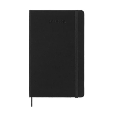 Image de Agenda civil Moleskine 18 mois Semainier Grand Format Dur Noir