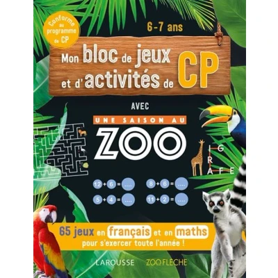 Image de Mon bloc de jeux et d&#039;activités pour le CP Une SAISON AU ZOO