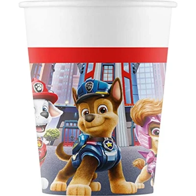 Afbeelding van Bekers Paw Patrol The Movie 8 stuks