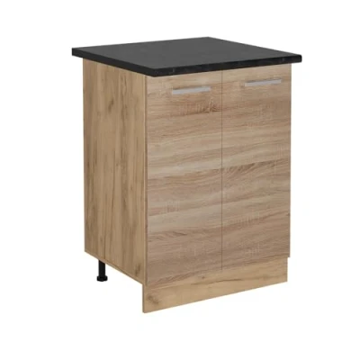 Afbeelding van Vicco Keukenonderkast R Line, Sonoma/Krachtige eik goud, 60 cm , WB Antraciet