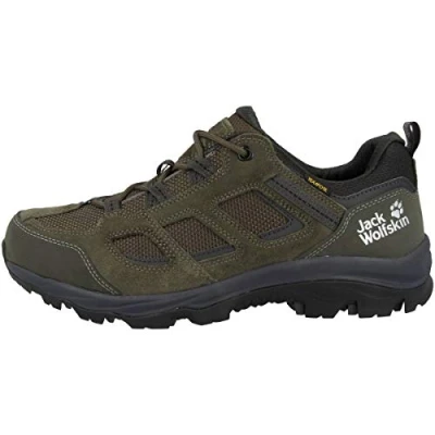 Afbeelding van Jack Wolfskin VOJO 3 Texapore LOW Outdoorschoenen, Heren, Maat: 44, Khaki/phantom Leer en textiel