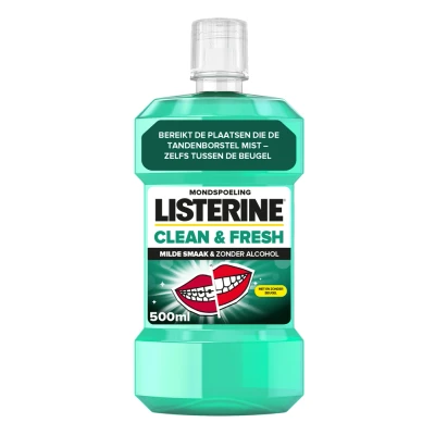 Afbeelding van Listerine Clean &amp; Fresh Mondspoeling 500ML