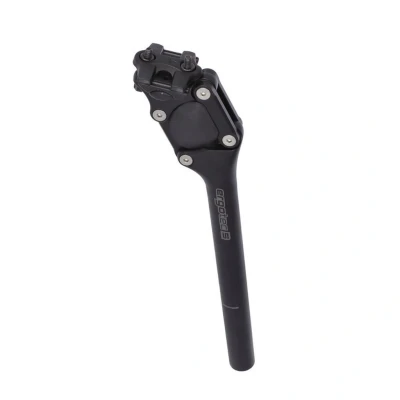 Afbeelding van Zadelpen parallellogram geveerd Ergotec PM 705N ø31,6mm x 350 mm zwart
