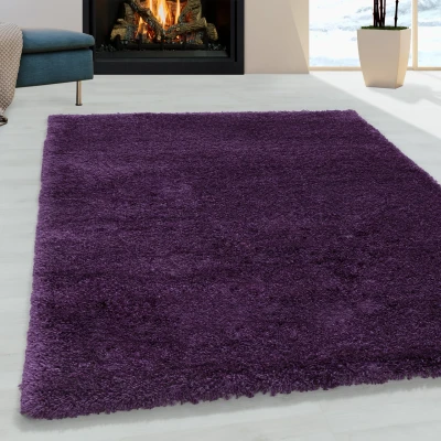 Afbeelding van Pearl Soft Hoogpolig Vloerkleed Paars / Lila 160x230 cm