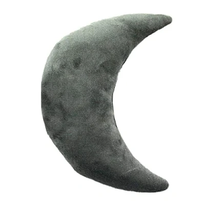 Afbeelding van Thedecofactory Maanvormig kussen, grijs, extra zacht, polyester, 45 x 30 cm