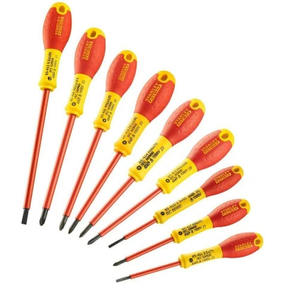 Image de STANLEY FMHT62573 0 FATMAX VDE jeu de tournevis parallèle/Phillips/Pozidriv/ Tendeur 10 pièces