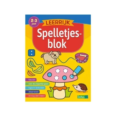Afbeelding van Leerrijk spelletjesblok 2 3 jaar