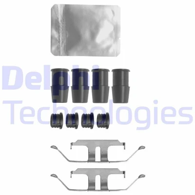 Afbeelding van DELPHI LX0636 Accessoireset, schijfremblok BMW: 1 Hatchback, 3 Saloon, 4 Gran Coupe