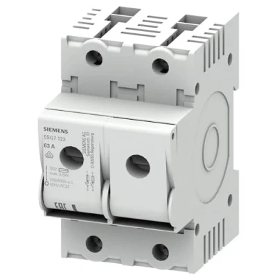 Afbeelding van Siemens 5SG7123 Lastscheider Afmeting zekering : D02 63 A 400 V 1 stuk(s)