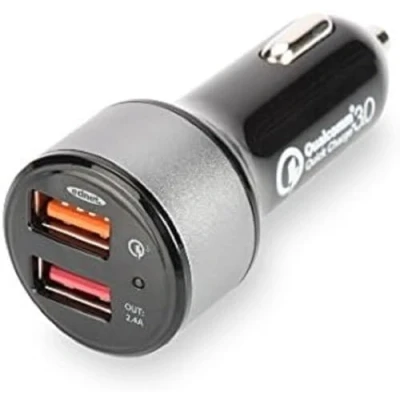 Afbeelding van ednet QC3.0, 2 Port 84103 Reislader 3000 mA x USB stroombus 12V Auto, Vrachtwagen Qualcomm Quick Charge 3.0