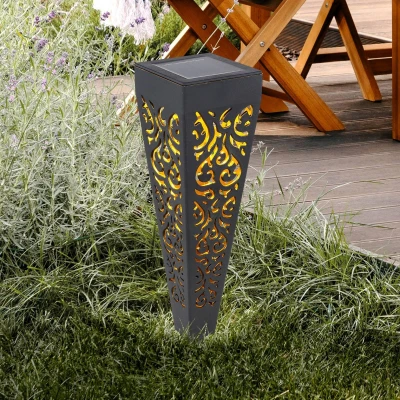 Afbeelding van LED grondspies lamp 33578 3, zwart, kunststof, 3 stuks