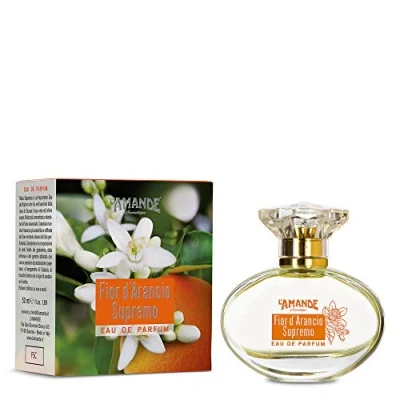 Afbeelding van L&#039;AMANDE Frisse en citrusgeur voor dames met noten van citroen, vanille muskus, eau de parfum zachte muskusachtige geuren sinaasappelbloesem, 50 ml
