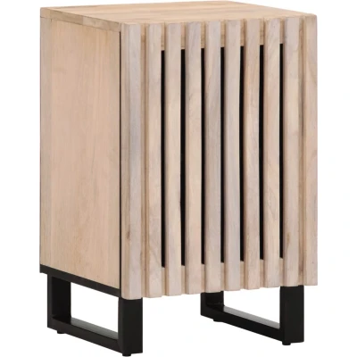 Afbeelding van Badkamerkast 38x34x58 cm massief mangohout