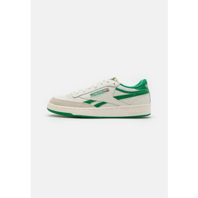 Afbeelding van Reebok Classic CLUB C Revenge Vintage Unisex Sneakers laag, Maat: 38.5, Chalk/white/green Leer en imitatieleer