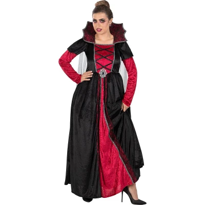 Afbeelding van FUNIDELIA Vampier Kostuum Deluxe voor Vrouwen Halloween Maat: XL