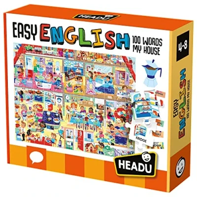 Afbeelding van Headu Easy English 100 Words My House