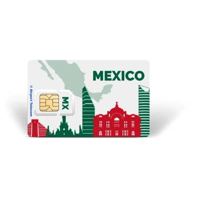 Afbeelding van Simkaart Mexico Unlimited Data Onbeperkt En Bellen In USA Prepaid Met Snel 4G/5G Internet Op Reis Midden Amerika