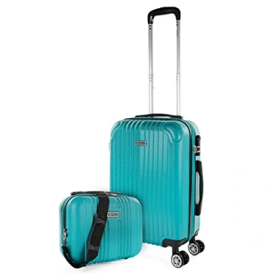 Afbeelding van ITACA set van 3 trolley koffers, 50, 60 en 70 cm, ABS, uitbreidbaar, hard, stevig licht, telescopisch handvat 4 wielen, geïntegreerd slot, voordelig