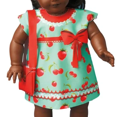 Afbeelding van Making Couture Outfit kit Cecily Strawberry Dress YourDoll PN 0171711