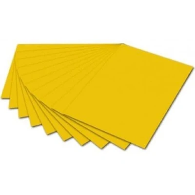 Afbeelding van Tekenpapier Folia A4 goudgeel 130grs pak 100 vel