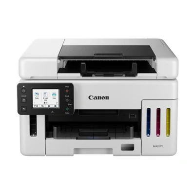 Image de Canon MAXIFY GX6550 Imprimante multifonctions couleur jet d&#039;encre rechargeable A4 (210 x 297 mm), Legal (216 356 mm) (original) A4/Legal (support) jusqu&#039;à 24 ipm (impression) 350 feuilles USB 2.0, LAN, hôte USB, Wi Fi(ac)