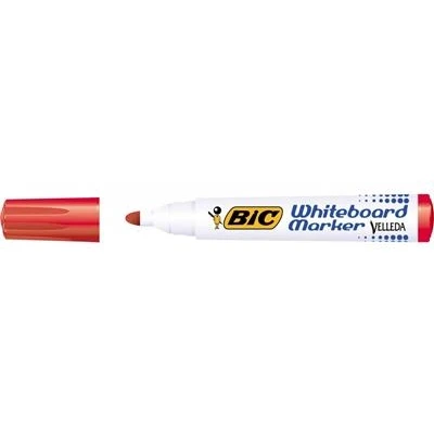 Image de Marqueur Velleda 1701 Bic Effaçable à sec pointe ogive Rouge