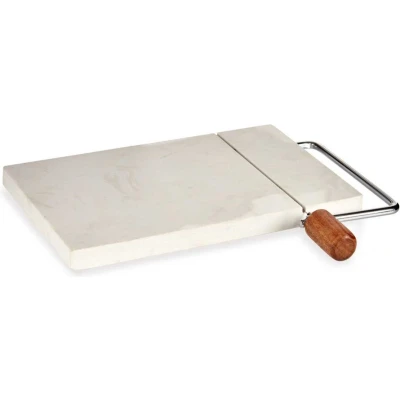 Afbeelding van Snijplank Acacia Wit Marmer (15 x 1,5 22 cm)