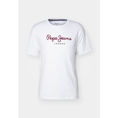 Afbeelding van Pepe Jeans EGGO N Tshirt print, Heren, Maat: Large, White