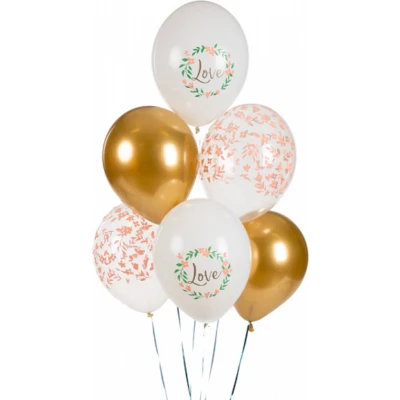 Afbeelding van Partydeco ballonnen Love mix (6 stuks)