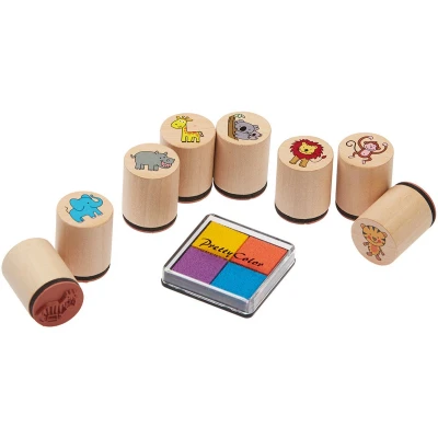 Afbeelding van Goki Stempel Set Wilde Dieren