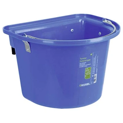 Afbeelding van Kerbl Hangvoerbak Euro Hengsel Blauw